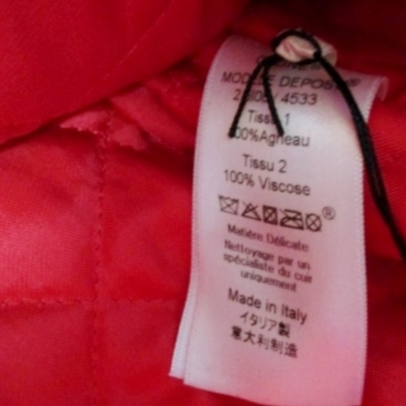 New CELINE ITALY LEATHER Moto Riding jacket coat - Picture 4 of 8